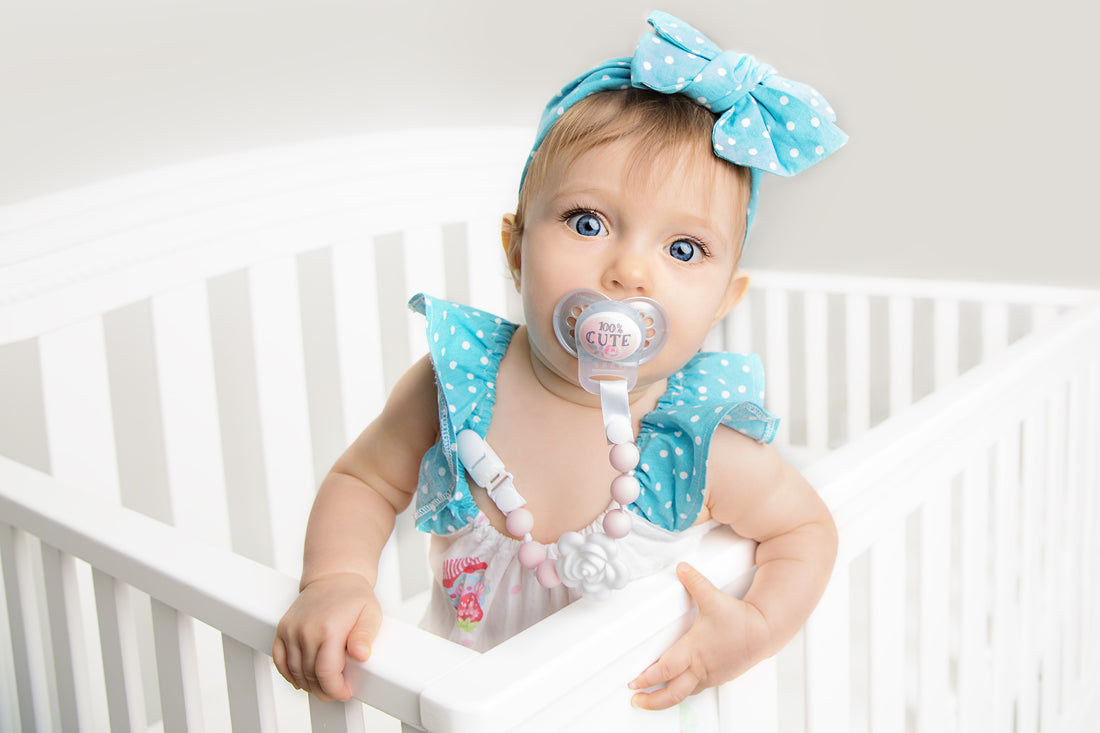 How to attach Soothie and MAM pacifiers to Vesta Baby pacifier clips?