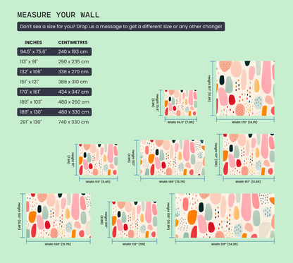 Dynamic Brushstrokes Print Wallpaper Mural