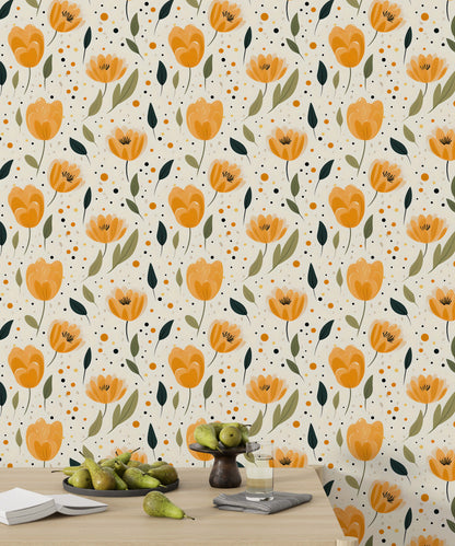 Springtime Floral Self Adhesive Wallpaper