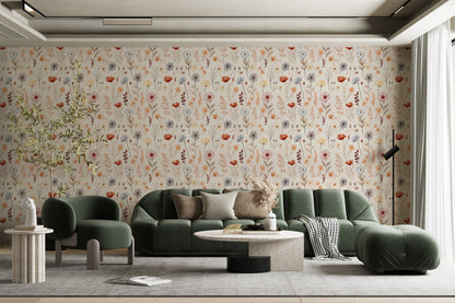 Customizable Wildflower Wallpaper