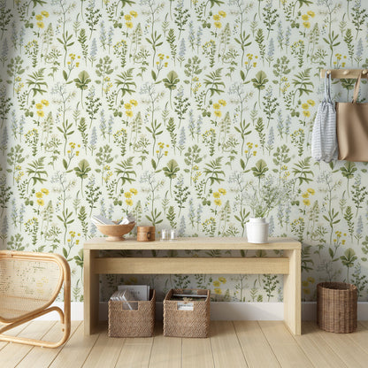 Removable Botanical Wall Covering for Hassle-Free Transformation
