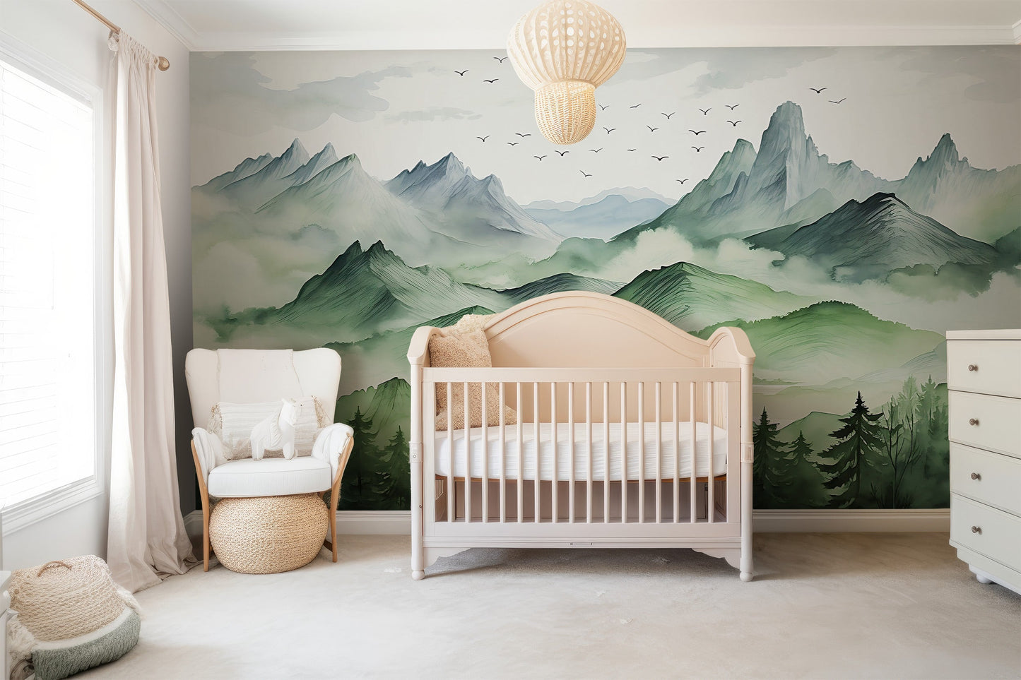 Renter Friendly Nature Mural