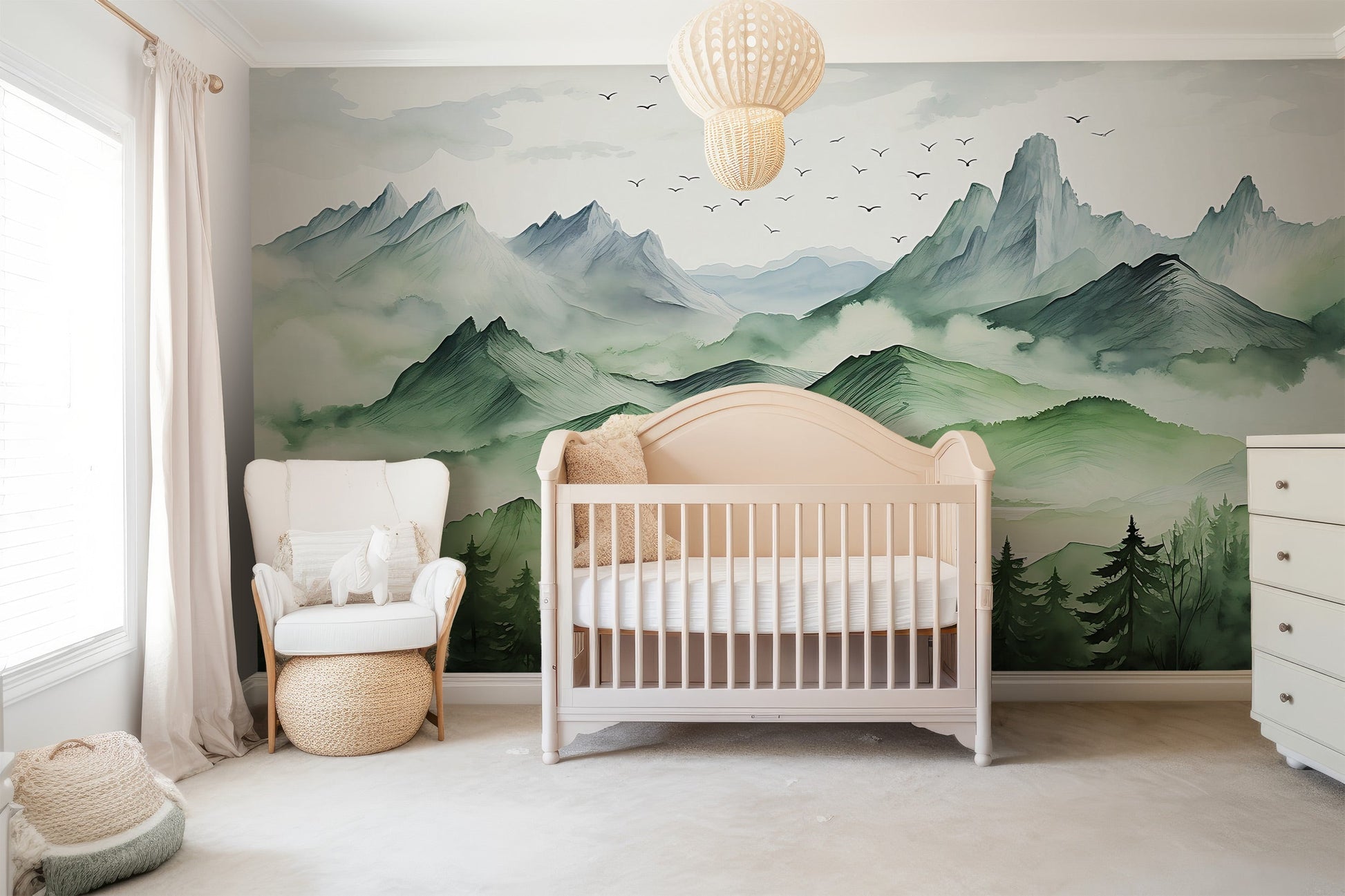 Renter Friendly Nature Mural