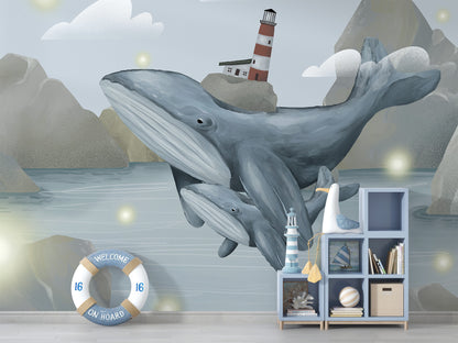 Magical Lighthouse Mural
