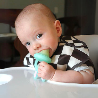 Baby Fruit Feeder Soft Silicone Food Nibbler Bunny Teether Set