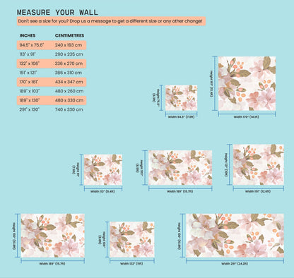 Pink Blossom Mural