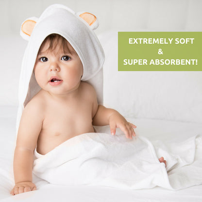Bamboo Baby Hooded Towel And Washcloth Set